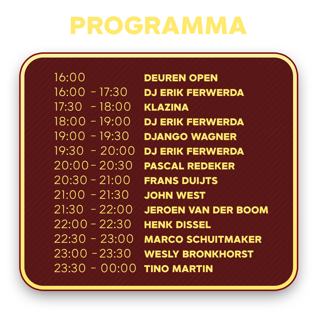 Programma Live In The Park